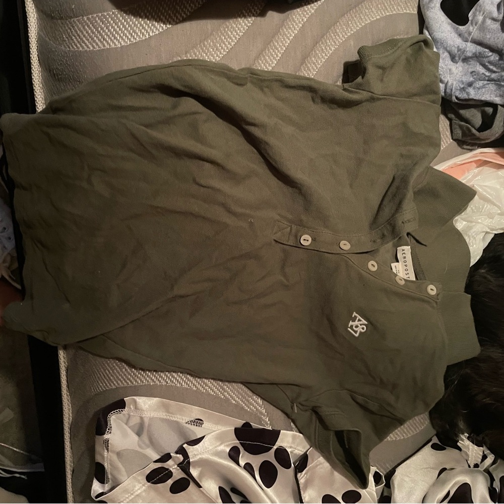 Girls Green Polo Shirt